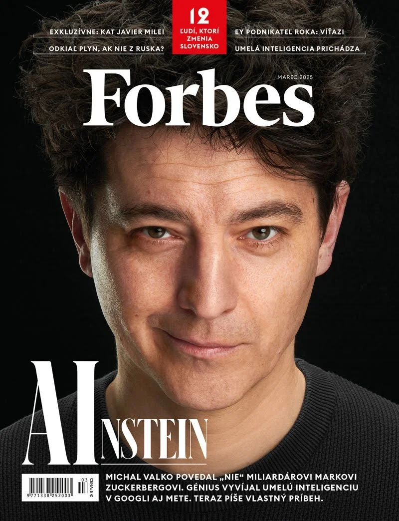 Michal Valko on the cover of Forbes Slovakia